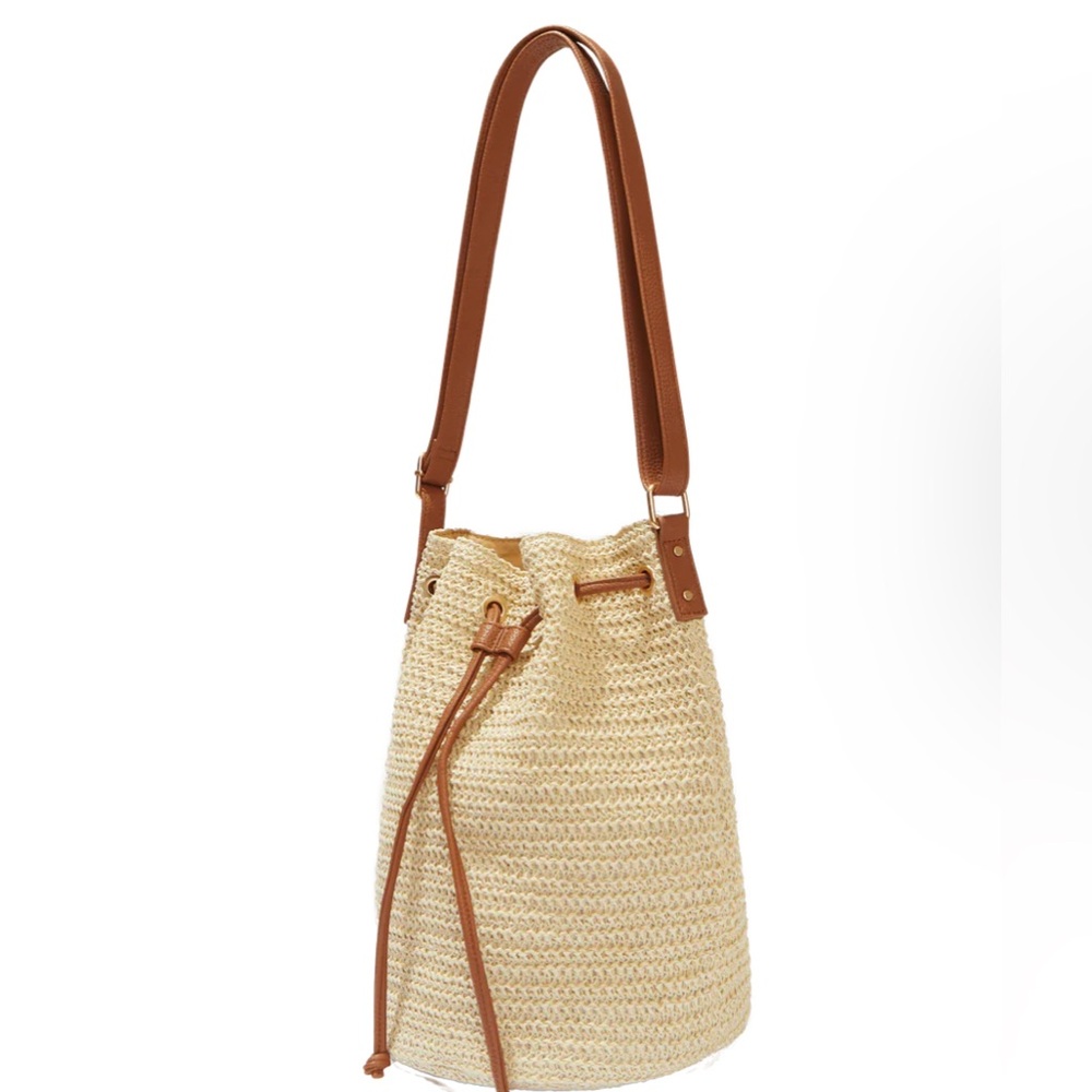 New Montce Ali Brown Bucket Bag